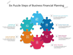 Six Puzzle Steps Of Business Financial Planning Ppt PowerPoint Presentation Inspiration Samples PDF Six Puzzle Steps Of Business Financial Planning Ppt PowerPoint Presentation Inspiration Samples PDF