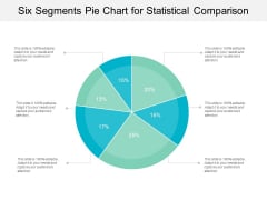 Six Segments Pie Chart For Statistical Comparison Ppt PowerPoint Presentation Gallery Background Six Segments Pie Chart For Statistical Comparison Ppt PowerPoint Presentation Gallery Background
