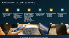 Six Sigma Methodology IT Introduction To Lean Six Sigma Ppt Gallery Structure PDF