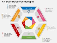 Six Stage Hexagonal Infographic Powerpoint Template Six Stage Hexagonal Infographic Powerpoint Template