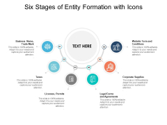 Six Stages Of Entity Formation With Icons Ppt PowerPoint Presentation Model Designs Six Stages Of Entity Formation With Icons Ppt PowerPoint Presentation Model Designs