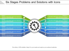 Six Stages Problems And Solutions With Icons Ppt PowerPoint Presentation Infographics Example PDF Six Stages Problems And Solutions With Icons Ppt PowerPoint Presentation Infographics Example PDF