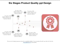 Six Stages Product Quality Ppt Design Ppt PowerPoint Presentation Show Good PDF Six Stages Product Quality Ppt Design Ppt PowerPoint Presentation Show Good PDF
