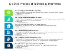Six Step Process Of Technology Innovation Ppt PowerPoint Presentation Model Guide PDF Six Step Process Of Technology Innovation Ppt PowerPoint Presentation Model Guide PDF