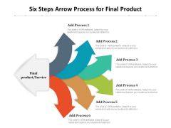 Six Steps Arrow Process For Final Product Ppt PowerPoint Presentation Layouts Design Templates PDF Six Steps Arrow Process For Final Product Ppt PowerPoint Presentation Layouts Design Templates PDF