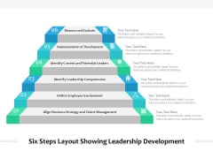 Six Steps Layout Showing Leadership Development Ppt PowerPoint Presentation Ideas Shapes PDF Six Steps Layout Showing Leadership Development Ppt PowerPoint Presentation Ideas Shapes PDF