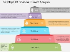 Six Steps Of Financial Growth Analysis Powerpoint Templates Six Steps Of Financial Growth Analysis Powerpoint Templates