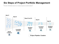 Six Steps Of Project Portfolio Management Ppt PowerPoint Presentation Outline Example Six Steps Of Project Portfolio Management Ppt PowerPoint Presentation Outline Example