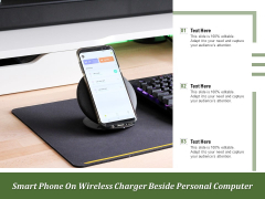 Smart Phone On Wireless Charger Beside Personal Computer Ppt PowerPoint Presentation File Gridlines PDF Smart Phone On Wireless Charger Beside Personal Computer Ppt PowerPoint Presentation File Gridlines PDF