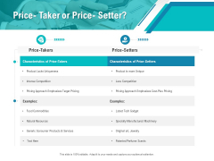 Smart Software Pricing Strategies Price Taker Or Price Setter Ppt Portfolio Slide Download PDF Smart Software Pricing Strategies Price Taker Or Price Setter Ppt Portfolio Slide Download PDF