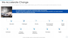Social Ethics Pitch Deck We Accelerate Change Ppt PowerPoint Presentation Gallery Mockup PDF Social Ethics Pitch Deck We Accelerate Change Ppt PowerPoint Presentation Gallery Mockup PDF