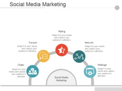 Social Media Marketing Ppt PowerPoint Presentation Styles Graphics Example