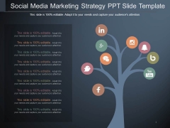 Social Media Marketing Strategy Ppt Slide Template Social Media Marketing Strategy Ppt Slide Template
