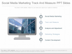 Social Media Marketing Track And Measure Ppt Slides Social Media Marketing Track And Measure Ppt Slides