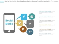 Social Media Profiles For Introduction Powerpoint Presentation Templates Social Media Profiles For Introduction Powerpoint Presentation Templates