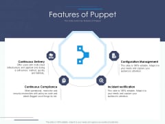 Software Configuration Management And Deployment Tool Features Of Puppet Ppt File Inspiration PDF Software Configuration Management And Deployment Tool Features Of Puppet Ppt File Inspiration PDF
