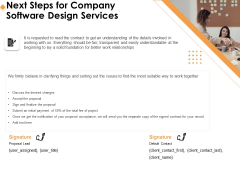 Software Development Next Steps For Company Software Design Services Ppt Model Portfolio PDF Software Development Next Steps For Company Software Design Services Ppt Model Portfolio PDF