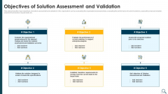 Solution Evaluation Criteria Assessment And Threat Impact Matrix Objectives Of Solution Assessment Rules PDF