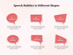 Speech Bubbles In Different Shapes Ppt PowerPoint Presentation Show Format Speech Bubbles In Different Shapes Ppt PowerPoint Presentation Show Format