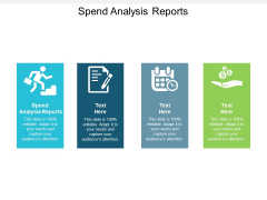 Spend Analysis Reports Ppt PowerPoint Presentation Professional Example Topics Cpb