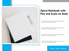 Spiral Notebook With Pen And Scale On Desk Ppt PowerPoint Presentation File Vector PDF Spiral Notebook With Pen And Scale On Desk Ppt PowerPoint Presentation File Vector PDF