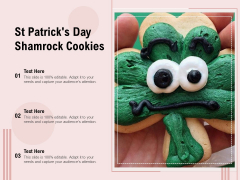 St Patricks Day Shamrock Cookies Ppt PowerPoint Presentation Ideas Topics PDF