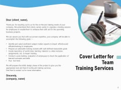Staff Engagement Training And Development Cover Letter For Team Training Services Professional PDF Staff Engagement Training And Development Cover Letter For Team Training Services Professional PDF