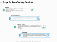 Staff Engagement Training And Development Scope For Team Training Services Inspiration PDF Staff Engagement Training And Development Scope For Team Training Services Inspiration PDF