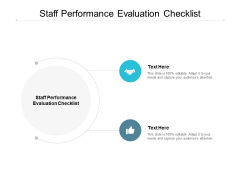 Staff Performance Evaluation Checklist Ppt PowerPoint Presentation Templates Cpb Staff Performance Evaluation Checklist Ppt PowerPoint Presentation Templates Cpb