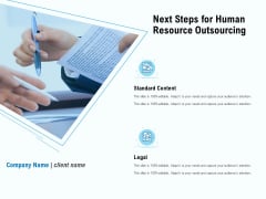 Staffing Offshoring Proposal Next Steps For Human Resource Outsourcing Formats PDF Staffing Offshoring Proposal Next Steps For Human Resource Outsourcing Formats PDF