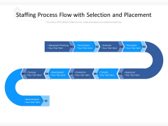 Staffing Process Flow With Selection And Placement Ppt PowerPoint Presentation Ideas Designs Download PDF