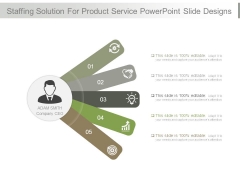 Staffing Solution For Product Service Powerpoint Slide Designs