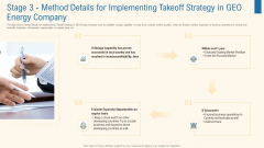 Stage 3 Method Details For Implementing Takeoff Strategy In Geo Energy Company Introduction PDF Stage 3 Method Details For Implementing Takeoff Strategy In Geo Energy Company Introduction PDF