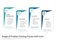 Stages Of Problem Solving Process With Icons Ppt PowerPoint Presentation Gallery Skills PDF Stages Of Problem Solving Process With Icons Ppt PowerPoint Presentation Gallery Skills PDF