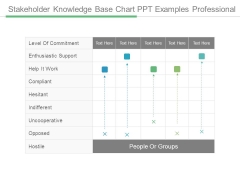 Stakeholder Knowledge Base Chart Ppt Examples Professional