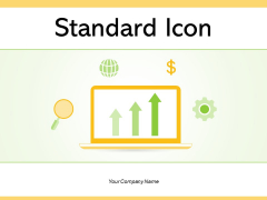 Standard Icon Business Benchmarking Gear Ppt PowerPoint Presentation Complete Deck