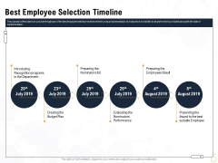 Star Employee Best Employee Selection Timeline Ppt Model Infographics PDF Star Employee Best Employee Selection Timeline Ppt Model Infographics PDF
