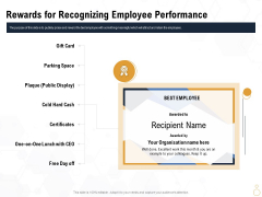 Star Employee Rewards For Recognizing Employee Performance Pictures PDF Star Employee Rewards For Recognizing Employee Performance Pictures PDF