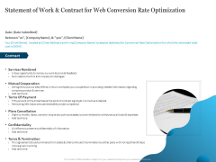 Statement Of Work And Contract For Web Conversion Rate Optimization Ppt Layouts Portfolio PDF Statement Of Work And Contract For Web Conversion Rate Optimization Ppt Layouts Portfolio PDF
