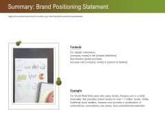 Steps For Successful Brand Building Process Summary Brand Positioning Statement Portrait PDF Steps For Successful Brand Building Process Summary Brand Positioning Statement Portrait PDF
