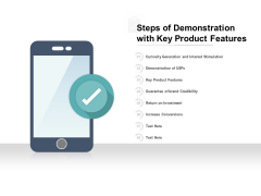 Steps Of Demonstration With Key Product Features Ppt PowerPoint Presentation Pictures File Formats Steps Of Demonstration With Key Product Features Ppt PowerPoint Presentation Pictures File Formats