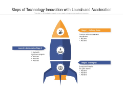 Steps Of Technology Innovation With Launch And Acceleration Ppt PowerPoint Presentation Gallery Example File PDF Steps Of Technology Innovation With Launch And Acceleration Ppt PowerPoint Presentation Gallery Example File PDF