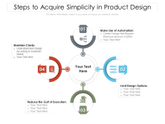 Steps To Acquire Simplicity In Product Design Ppt PowerPoint Presentation Gallery Images PDF Steps To Acquire Simplicity In Product Design Ppt PowerPoint Presentation Gallery Images PDF