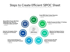 Steps To Create Efficient SIPOC Sheet Ppt PowerPoint Presentation Infographic Template Gridlines PDF Steps To Create Efficient SIPOC Sheet Ppt PowerPoint Presentation Infographic Template Gridlines PDF