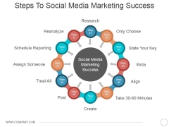 Steps To Social Media Marketing Success Ppt PowerPoint Presentation Slides Structure Steps To Social Media Marketing Success Ppt PowerPoint Presentation Slides Structure