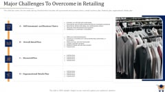 Store Positioning In Retail Management Major Challenges To Overcome In Retailing Business Designs PDF