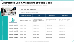 Strategic Business Plan Effective Tools Organization Vision Mission And Strategic Goals Sample PDF