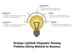 Strategic Lightbulb Infographic Showing Problems Solving Methods For Business Ppt PowerPoint Presentation Professional Display PDF Strategic Lightbulb Infographic Showing Problems Solving Methods For Business Ppt PowerPoint Presentation Professional Display PDF