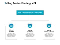 Strategic Marketing Plan Setting Product Strategy Tools Ppt PowerPoint Presentation Icon Graphics Example PDF Strategic Marketing Plan Setting Product Strategy Tools Ppt PowerPoint Presentation Icon Graphics Example PDF