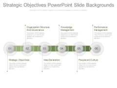 Strategic Objectives Powerpoint Slide Backgrounds